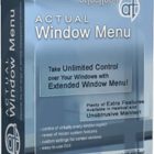 دانلود actual window menu 8.15.2 مدیریت پنجره های باز شده در ویندوز